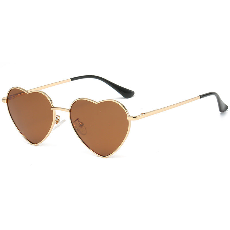 Wholesale PC Metal Retro Love Sunglasses